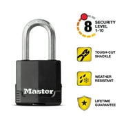 Master Lock Heavy Duty Outdoor Covered 1-7/8 in (48mm) Padlock with Key, 1-1/2 in (38mm) shackle